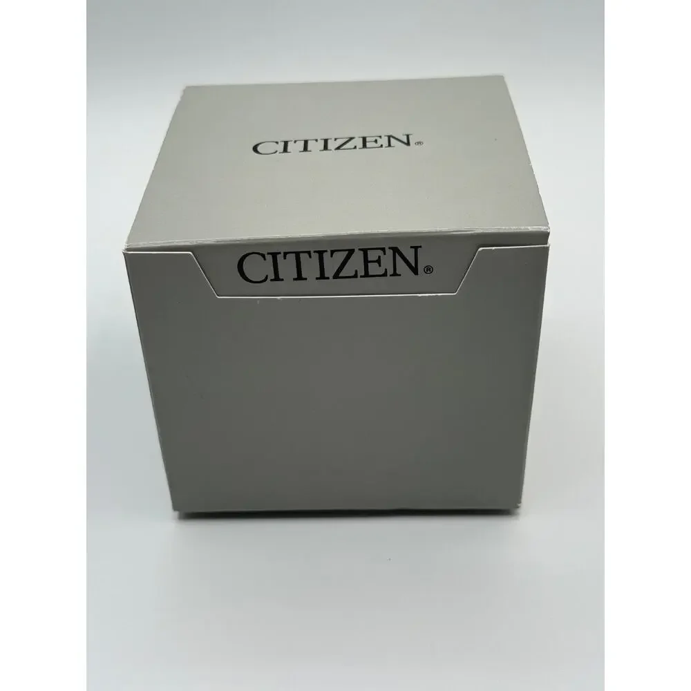 Citizen Eco-Drive EM0284-51N Women's MOP Diamond Two Tone Watch NOS Box